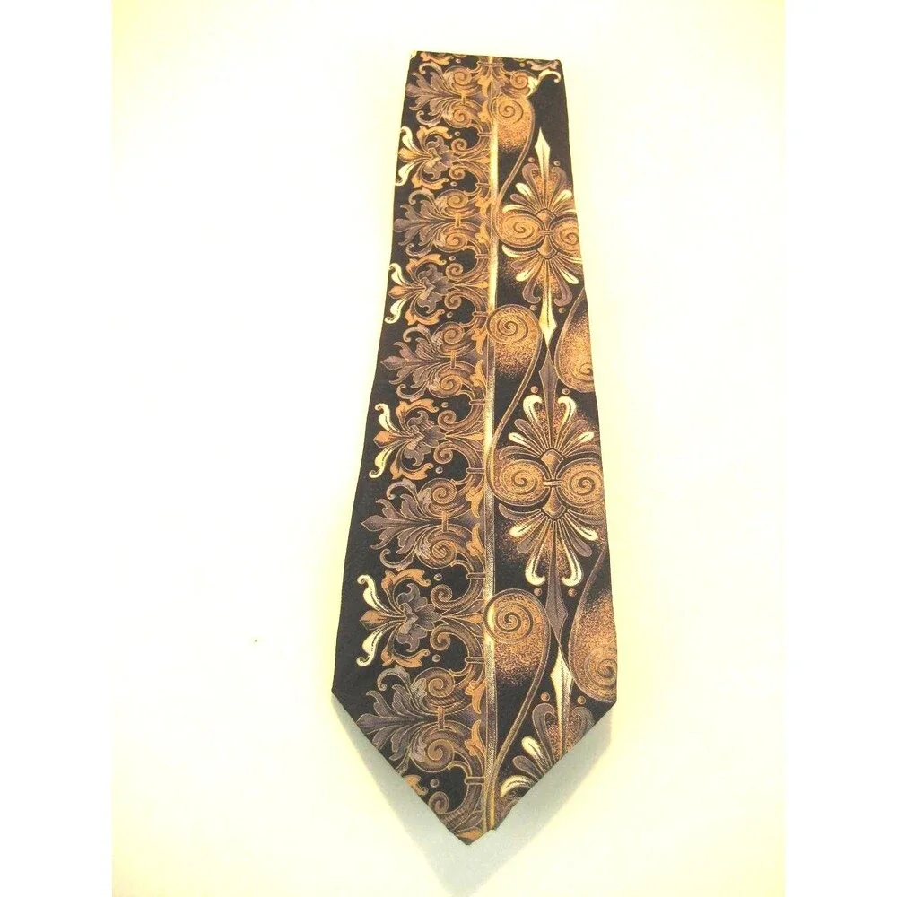 Mark Mathieu 100% Silk  Abstract Design Necktie